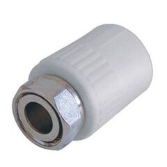 Полипропиленовая муфта Berkeplastik с накидной гайкой 20x1/2" -  - obigriv