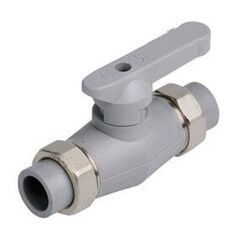 Полипропиленовый шаровый кран Berkeplastik двухмест. переход 32 мм -  - obigriv