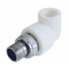 Полипропиленовый угол Berkeplastik с накидной гайкой для радиаторов 20x1/2" -  - obigriv