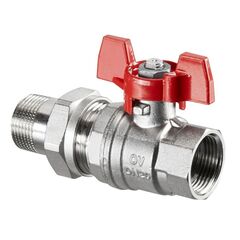 Кран шаровый Oventrop "Optibal" американка 1/2", бабочка -  - obigriv