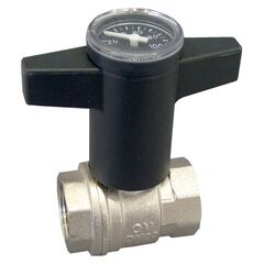 Кран шаровый Oventrop "Optibal" 1 &frac14;" вн.-вн. с термометром -  - obigriv