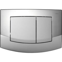 Панель двойного слива для унитаза TECEambia (хром глянцевый), Материал: Пластик, Тип установки: Инсталяция, Цвет: Хром глянцевый -  - obigriv