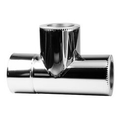 Тройник дымоходный Stalar 87° нерж/нерж 0,5мм ø350/420 -  - obigriv