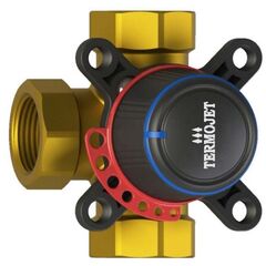 3-ходовой клапан Termojet с внутренней резьбой (kvs 26), Материал: Латунь, Комплектация: Внутренняя резьба, Изоляция: Нет, Макс. Температура (град.): 110, Диаметр подключения: 1 1/2" -  - obigriv