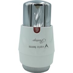 Термостатическая головка Vario Term Prestige GS.02, белый хром -  - obigriv