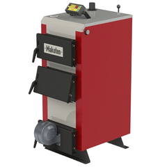Котел длительного горения Makoten Optima КМ-12,5 с автоматикой и вентилятором, Комплектация: Автоматика и вентилятор, Тепловая мощность (кВт): 12,5, Способ розжига котла: Ручной, Макс. Температура (град.): 85 -  - obigriv