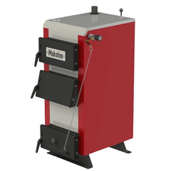 Котел длительного горения Makoten Optima КМ-12,5 с механическим регулятором тяги, Комплектация: Механический регулятор тяги, Тепловая мощность (кВт): 12,5, Способ розжига котла: Ручной, Макс. Температура (град.): 85 -  - obigriv