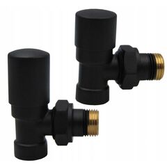 Радиаторный комплект Vario Term Swing, угловой, матовый чёрный -  - obigriv