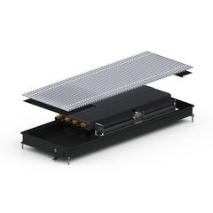 Внутрішньопідлоговий конвектор Carrera CV2.Black.380.750.65, Тип конвектора: З вентилятором, Довжина (мм): 750, Глибина (мм): 65, Ширина (мм): 380, Колір: Чорний -  - obigriv