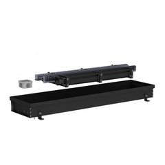 Внутрипольный конвектор Carrera SEV (Black) 250.3000.90 Electro 220 + вент. DC 24V -  - obigriv
