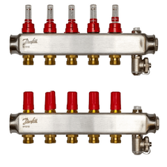 Коллектор Danfoss SSM-3F с расходомерами 5+5 -  - obigriv