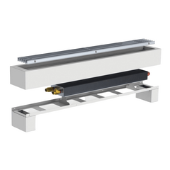 Напольный конвектор Carrera FRH-1750 White с решеткой Сатин -  - obigriv