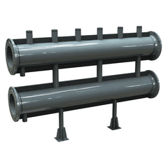 Коллектор PK Modul XL 200/3 3 контура, без изоляции -  - obigriv