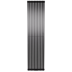 Трубчатый радиатор Betatherm Elipse 1 1800x445 (чёрный-матовый, подключение №99) -  - obigriv