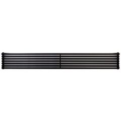 Трубчатый радиатор Betatherm Quantum BQH2 285x2000 (чёрный-матовый, подключение 34) -  - obigriv