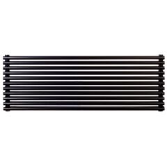 Трубчатый радиатор Betatherm Praktikum PH2 425x1400 (чёрный-матовый, подключение 34) -  - obigriv