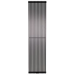 Трубчатый радиатор Betatherm Praktikum 2 2000x539 (чёрный-матовый, подключение №99) -  - obigriv