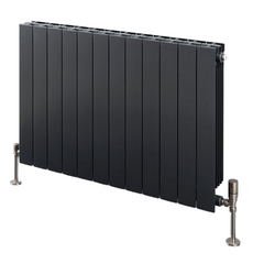 Алюминиевый радиатор Global VIP R 350/100 black -  - obigriv