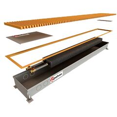 Внутрипольный конвектор Polvax KV.230.1500.78, Тип конвектора: С вентилятором, Длина (мм): 1500, Глубина (мм): 78, Ширина (мм): 230 -  - obigriv