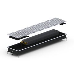 Внутрипольный конвектор Carrera M.Inox.230.2250.65, Тип конвектора: Без вентилятора, Длина (мм): 2250, Глубина (мм): 65, Ширина (мм): 230, Цвет: Серый -  - obigriv