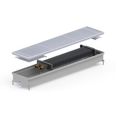 Внутрипольный конвектор Carrera S.Inox.230.2500.90, Тип конвектора: Без вентилятора, Длина (мм): 2500, Глубина (мм): 90, Ширина (мм): 230, Цвет: Серый -  - obigriv