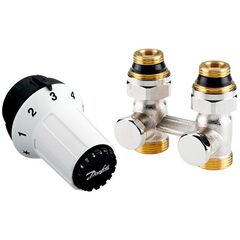 Термостатический радиаторный комплект RAS-C+RLV-KS 1/2" прямой -  - obigriv