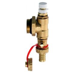 Торцевая секция Danfoss FH-EM с ручным воздухоотводчиком -  - obigriv