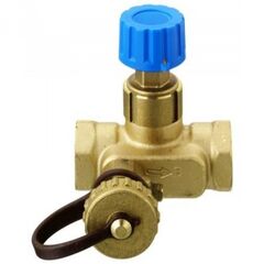 Ручной запорный клапан Danfoss USV-М 20 Kvs 1.6 с дренажным краном -  - obigriv