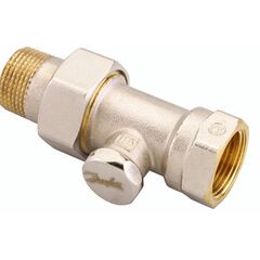 Запорный радиаторный кран Danfoss RLV-S-20 угловой -  - obigriv