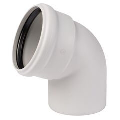 Колено канализационное Ostendorf Skolan db 50х67, Диаметр (мм): 50, Градус (град.): 67 -  - obigriv