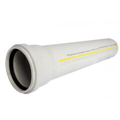 Труба канализационная Ostendorf Skolan db 125х150, Длина (мм): 150, Диаметр (мм): 125 -  - obigriv