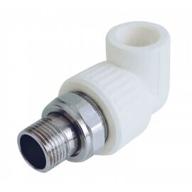 Полипропиленовый угол Berkeplastik с накидной гайкой для радиаторов 20x1/2" -  - obigriv