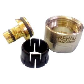 Різьбозажимне з'єднання Rehau Rautitan stabil 16х3/4", Діаметр (мм): 16, Діаметр різьби: 3/4" -  - obigriv