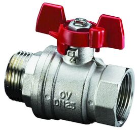 Кран шаровый Oventrop "Optibal" 1" вн.-нар. бабочка -  - obigriv