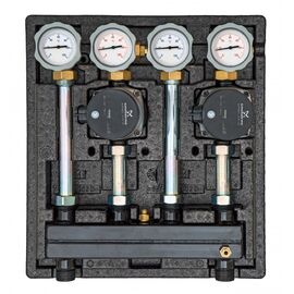 Насосная группа Kombimix с Grundfos Alfa 2L 15-60, 2 прямых контура -  - obigriv