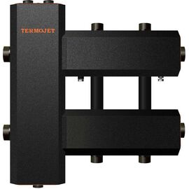 Коллектор с гидрострелкой Termojet КГС22ВН125(200) 2 + 1 контуров вверх/вниз, с изоляцией, Межосевое расстояние (мм): 200, Комплектация: С гидрострелкой, Изоляция: Да, Количество выходов: 2+1, Выходы контуров: Вверх/вниз, Диаметр подключения: 1 1/4" -  - obigriv