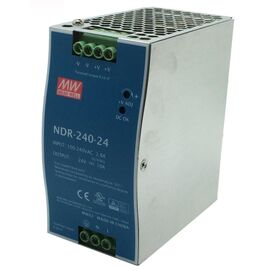 Блок питания Mean Well 240 Вт, 24 В, NDR-240-24, Комплектация: 240 Вт -  - obigriv