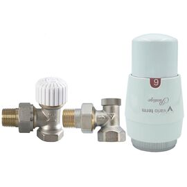 Термостатический радиаторный комплект Vario Term Econ Prestige, угловой -  - obigriv