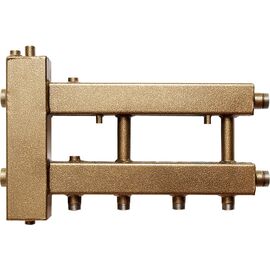 Колектор з гідрострілкою Termojet К22Н125(200) 2 + 1 контурів вниз, без ізоляції, Міжосьова відстань (мм): 200, Комплектація: С гидрострелкой, Ізоляція: Ні, Кількість виходів: 2+1, Виходи контурів: Вниз, Діаметр підключення: 1 1/4" -  - obigriv