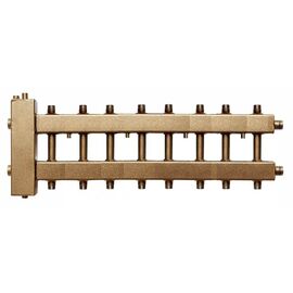 Коллектор с гидрострелкой Termojet КГС82ВН125(200) 8 + 1 контуров вверх/вниз, без изоляции, Межосевое расстояние (мм): 200, Комплектация: С гидрострелкой, Изоляция: Нет, Количество выходов: 8+1, Выходы контуров: Вверх/вниз, Диаметр подключения: 1 1/4" -  - obigriv