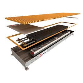 Внутрипольный конвектор Polvax KVM.380.1000.90, Тип конвектора: С вентилятором, Длина (мм): 1000, Глубина (мм): 90, Ширина (мм): 380 -  - obigriv