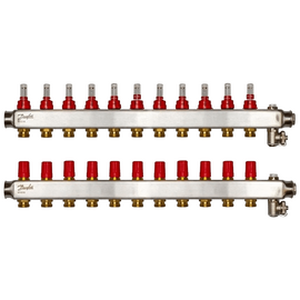 Коллектор Danfoss SSM-3F с расходомерами 11+11 -  - obigriv