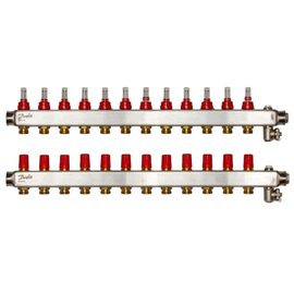 Колектор Danfoss SSM-3F з витратомірами 12+12 -  - obigriv