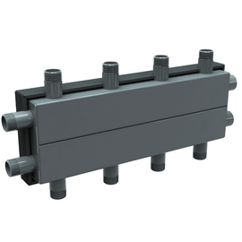 Коллектор PK Modul SD 25/4 4 контура, без изоляции -  - obigriv