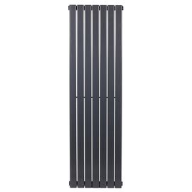 Трубчатый радиатор Betatherm Blende 1 1400x394 (серый-матовый, подключение №99) -  - obigriv
