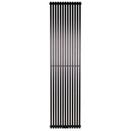 Трубчатый радиатор Betatherm Praktikum 2 2000x539 (чёрный-матовый, подключение №99) -  - obigriv