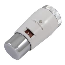 Термостатическая головка Schlosser MINI белая-хром M30X1,5 -  - obigriv