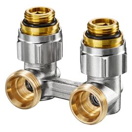 Узел подключения Oventrop "Multiflex F" G½ х G¾ , угловой -  - obigriv