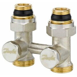 Узел для нижнего подключения радиатора Danfoss RLV-KS прямой 1/2 x 3/4 -  - obigriv