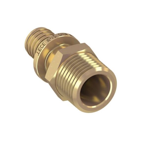 Перехідник TECE прямий з зовнішньою різьбою 14 х 1/2 ", Діаметр (мм): 14, Діаметр різьби: 1/2" -  - obigriv